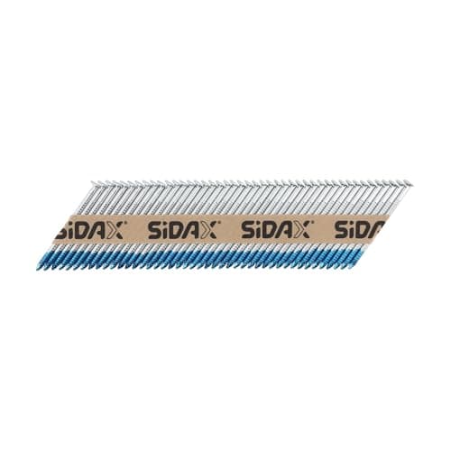 Image of SiDAX | Collated Clipped Head Nails | Ring Shank | Electro-Galvanised | 2.8 x 50mm | Box 3300 pcs (CHN02-2850)
