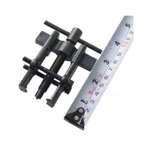 Image of KATSU Two Jaw Gear Bearing Puller 3 Inch 75mm, Thin Claws Carbon Steel Mini Arm Puller Removal Hand Tool for Car Motorcycle Auto Reparing 450490