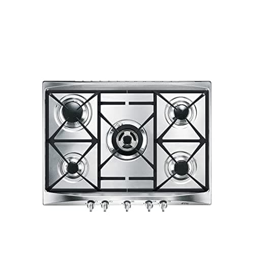 Image of Smeg Cucina 69cm 5 Burner Gas Hob - Stainless Steel