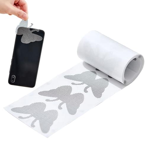 Image of 30 Pcs Self Adhesive Net Patch - Roll of Fly Fiber Mesh Tape | Strong Adhesive Repair Kit for Home, Office, Indoor, Outdoor, Patio, Porch, Balcony Lan