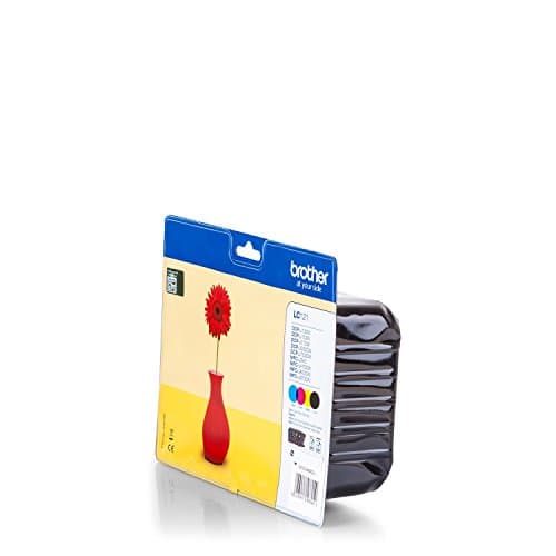 Image of Brother LC-121 – Ink Cartridges (Black, Cyan, Magenta, Yellow, MFC-J470DW, MFC-J650DW, MFC-J870DW, DCP-J552DW, DCP-J752DW, Inkjet, D 'Ink, Bulb)