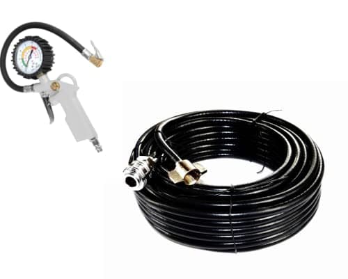 Image of AIR LINE 18M INFLATOR AND GAUGE KIT,PUMP TYRE SET [TRUCK PARTS & ACCESORIES] (18 meters)