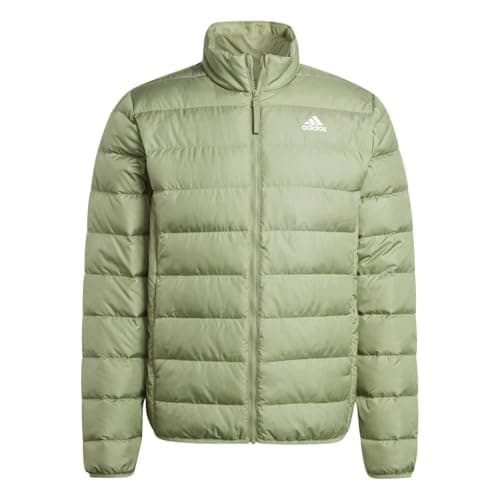 Image of adidas Men's Essentials Light Down Jacket, tent green, M