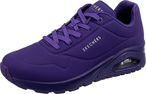 Image of Skechers Women's UNO Night Shades Sneaker, Purple, 5.5 UK