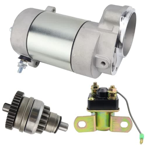 Image of STABSOLI Starter Motor with Drive & Relay for Polaris Trail Boss Trail Blazer Scrambler Big Boss Xplorer Sportsman Sport Xpress 250 400 300 350 1985-2003 3083646 3083760 3084403 3085393 SM-8 SM13298