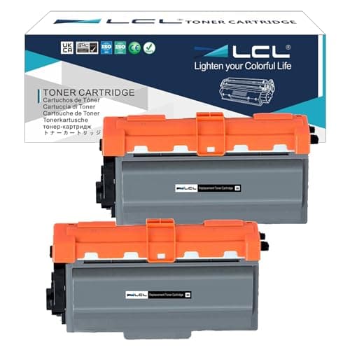 Image of LCL Compatible Toner Cartridge TN3380 TN3330 TN-3380 TN-3330 8000 Pages (2Black) Replacement for Brother DCP-8110DN HL-5440D HL-5450DN HL-5470DN HL-5470DW HL-5470DWT HL-5480DW HL-6180DW HL-6180DUW DWT