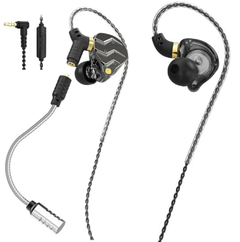 Image of XOX KG01 Professional Gaming Earbuds,Battle Buds,Detachable Microphone, 4D Surround Sound,11mm Dynamic Driver for Mobile Gaming, PlayStation,PC with 3.5mm/Type-c (3.5mm, Black)