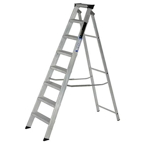 Image of Youngman Industrial Builders Step Ladder 8 Tread