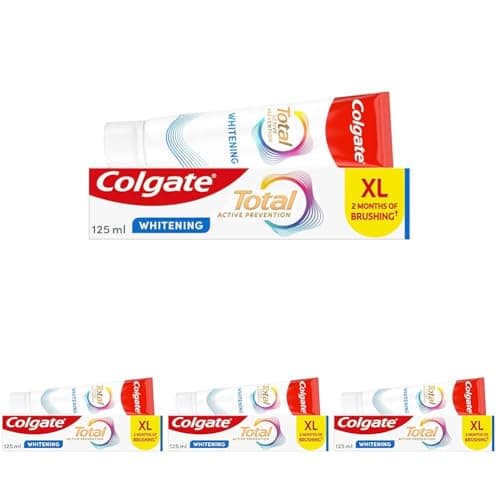 Image of Colgate Total Whitening Toothpaste 125ml x 4
