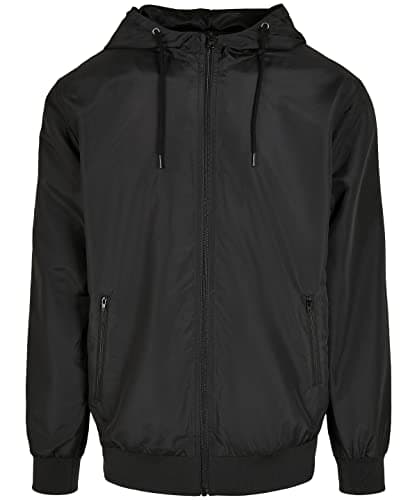Image of COOZO Mens Recycled Windrunner - Black/Black - XL