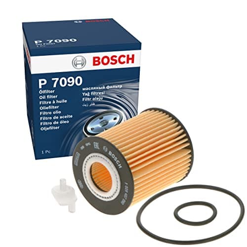 Image of Bosch P7090 Car Oil Filter - Separates Soot and Metal Particles from Engine Oil - Provides Reliable Engine Lubrication