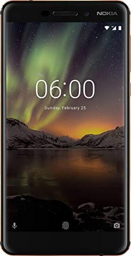 Image of Nokia 6.1 32 GB UK SIM-Free Smartphone - Black/Copper (Renewed)