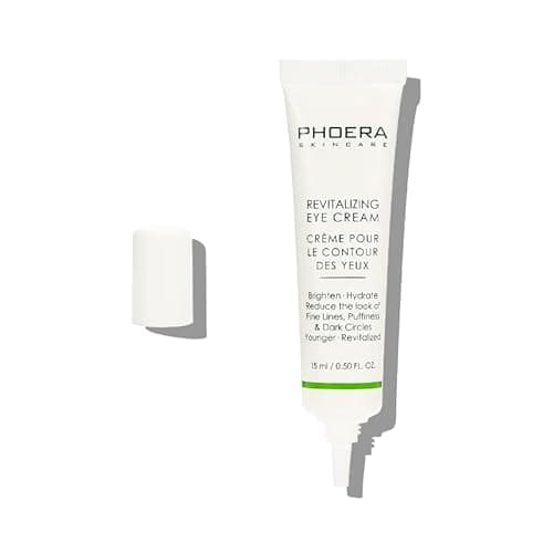 Image of Phoera Revitalizing Eye Cream Brighten Hydrate Reduce The Fine Lines, Dark Circle Wrinkles And Puffiness For Men And Women Skin Loving Ingredients Apply In Morning And At Night Aquapurity
