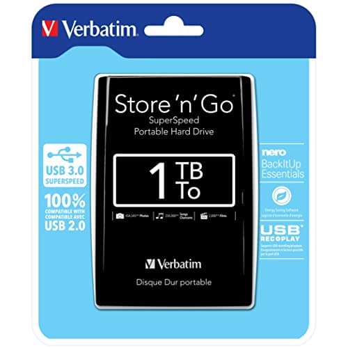 Image of Verbatim 53023 Store 'N' GO Black 1000 GB External