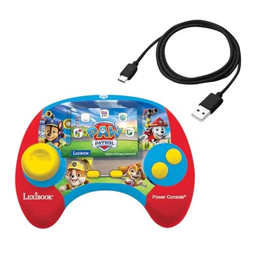 Image of Lexibook, Paw Patrol, Power Console®, Bilingual educational game console with 100 activities, English/French, Blue/red, JCG100PAi1LXB