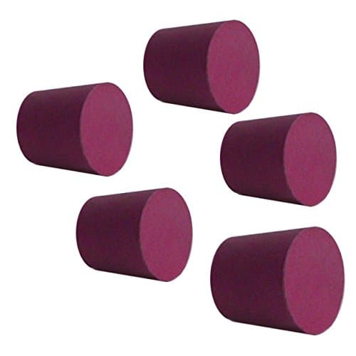 Image of 5X Bung Demijohn Rubber Cork - Solid NOT Drilled Un-Bored - Bottle Stopper