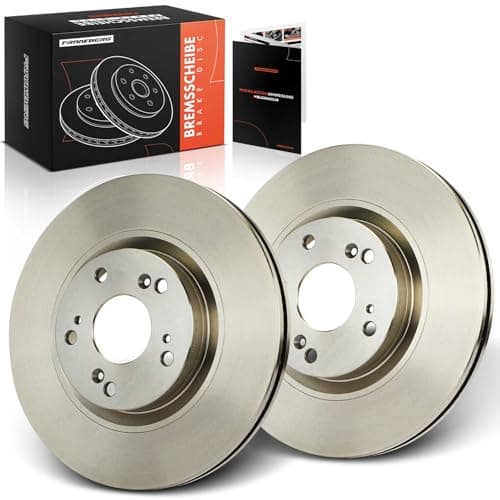 Image of Frankberg Brake Disc Set incl. 2x Discs Front Vented Ø300mm Compatible with CR-V II RD Replace# 45251SCAE50,45251S9AE50
