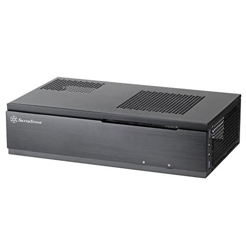 Image of SilverStone SST-ML06B - Milo Slim HTPC Silent Mini-ITX Computer Case, black