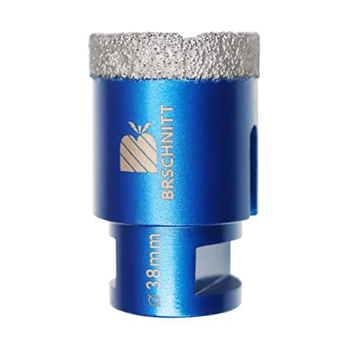 Image of Diamond Drill Bit 38mm,BRSCHNITT 1pc M14 Vacuum Brazed Diamond Tip Drill Bit for Tile Porcelain Stoneware Ceramic Marble Granite Drilling,Suitable For Angle Grinders