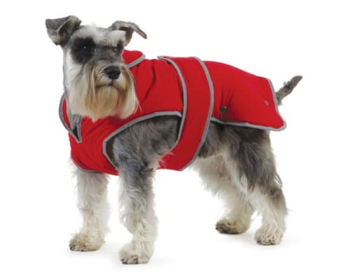 Image of Ancol Muddy Paws All Weather Stormguard Coat . Poppy Red. Size Medium ( length 40cm, up to 65cm girth)