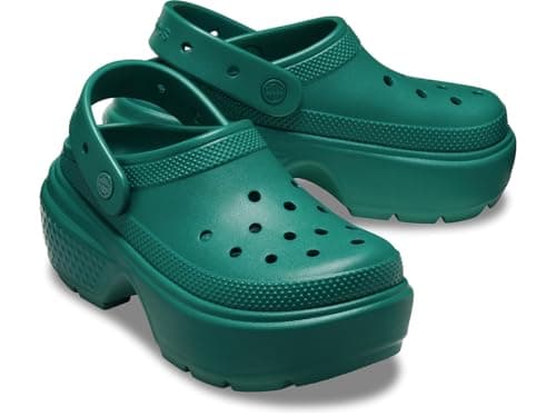 Image of Crocs, Unisex Adult, Stomp Clog, Emerald, 5 UK Men/ 6 UK Women