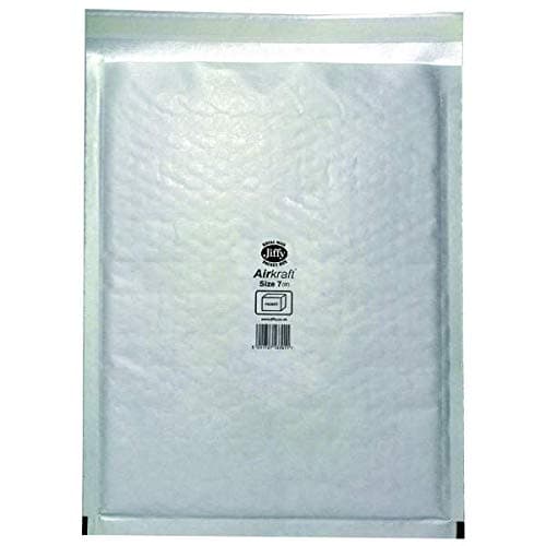 Image of Jiffy AirKraft Bag Size 7 340x445mm White (Pack of 50) JL-7+ Finchley Pen Free