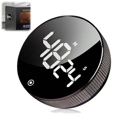 Image of Kitchen Timer Magnetic, HAVIRI Productivity Timer Digital Countdown Countup Timers with Large LCD Disply, 3 Presets (5/15/25min) Adjustable Visual Kitchen Timers for Cooking Baking Yoga Studying