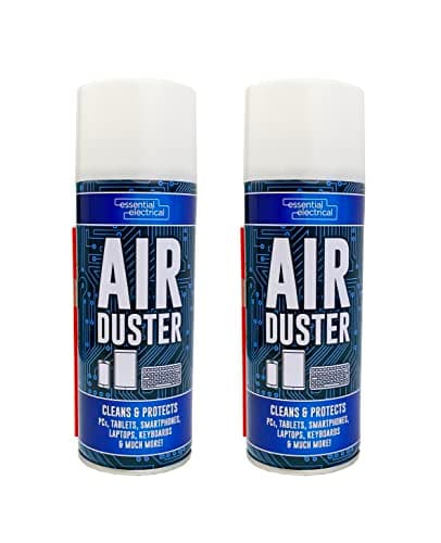 Image of Karrma Ltd. Compressed Air Duster Spray 400ml (Pack of 2) – Powerful Cleaning Air Can for Keyboard, Laptop, PC, Camera, Printer & Electronics – Dust Blower Cleaner for Office & Home