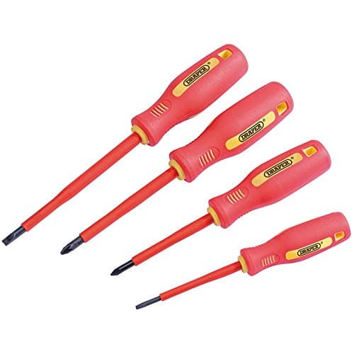 Image of Draper 46539 Fully Insulated Screwdriver Set, 4 Pieces