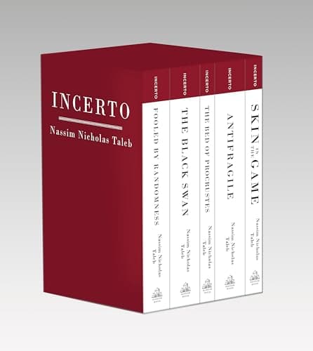 Image of Incerto: Fooled by Randomness / the Black Swan / the Bed of Procrustes / Antifragile / Skin in the Game