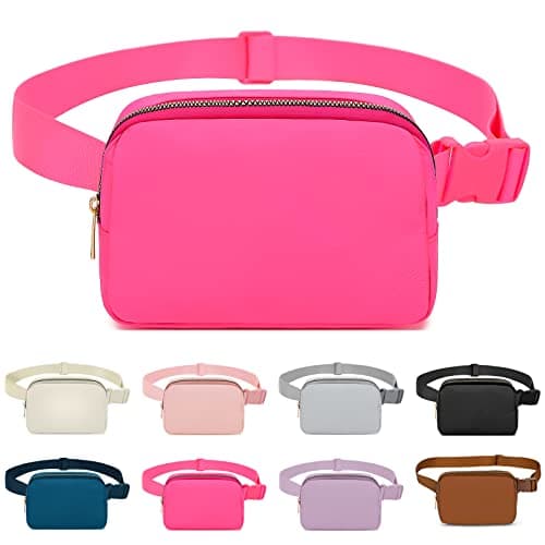 Image of Invool Bum Bag for Women Men, Fanny Pack with Adjustable Straps Crossbody Fashion Waist Pack, Running Belt Bag for Travel Workout Cycling Hiking