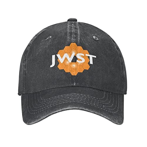 Image of NLWQEKV Jwst Hat James Webb Space Telescopes Hat for Men Baseball Caps Trendy Hat Black