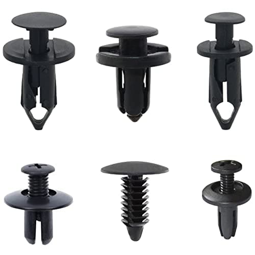 Image of 120 PCS Nylon Car Fasteners Rivet Clips,Plastic Car Retainer Clips,Six Sizes Ranging from 6MM to 10MM