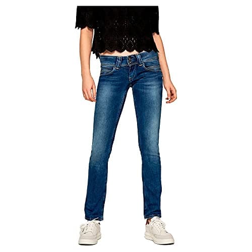 Image of Pepe Jeans Venus Women's Jeans Regular Fit Low Waist Authentic Rope, Blue (Denim-d24), 30W / 30L