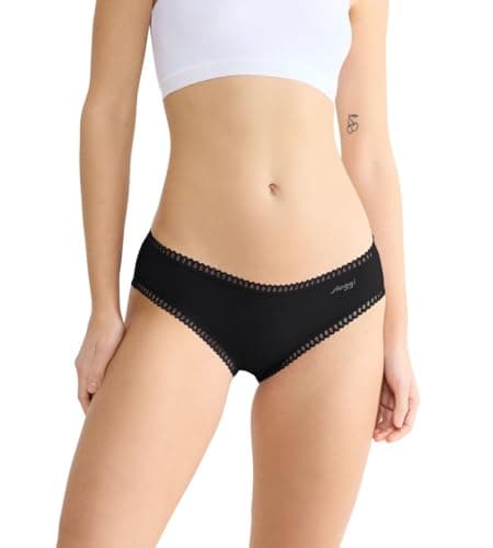 Image of Sloggi Womens Go Crush Hipster C3p Briefs, Black, S UK
