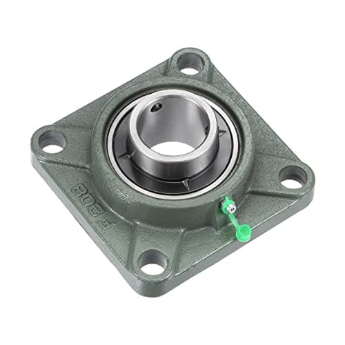 Image of sourcing map UCF208 Flange Block Bearings 40mm Bore Cast Iron Bearing Unit Set Screw Lock