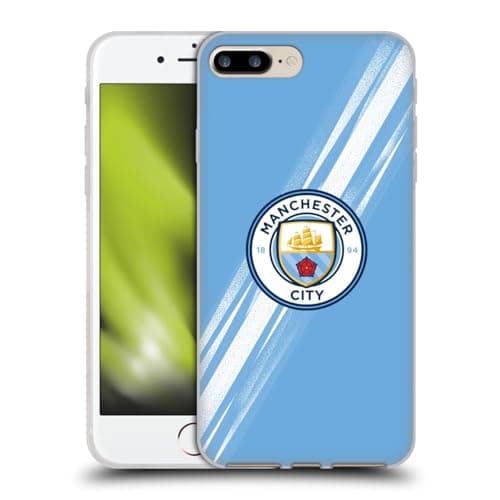 Image of Head Case Designs Officially Licensed Manchester City Man City FC Home 2025/26 Badge Kit Gel Case [Military Grade] Compatible with Apple iPhone 7 Plus/iPhone 8 Plus and Compatible with MagSafe