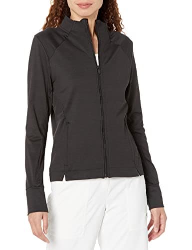 Image of W CLOUDSPUN Heather Full Zip Jacket, Puma Black Heather, XS