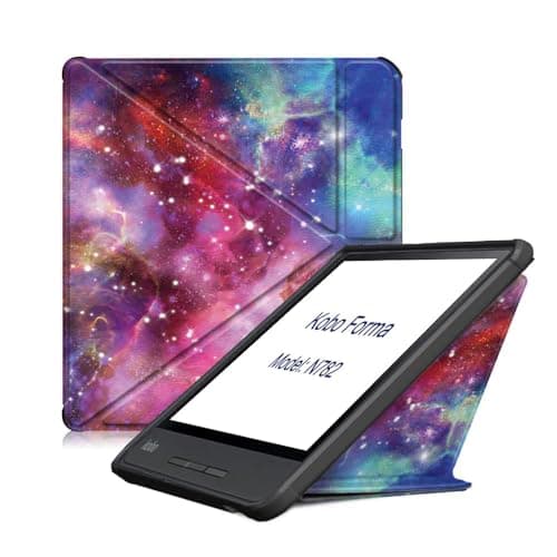 Image of E-Reader Cover for Kobo Forma N782 8 inch (2018 Release Version),Ultra Slim Lightweight with Auto Sleep/Wake Up Function Folio Leather Case for KOBO Forma 2018 8" E-Book (YHX)