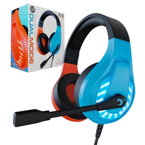 Image of Orzly Gaming Headset for Nintendo Switch & Switch 2 Stereo Sound with Noise Cancelling Mic (Compatible with PS5, PS4, Xbox Series X|S, Xbox One & PC) Tanmai RXH-30 Gift Boxed