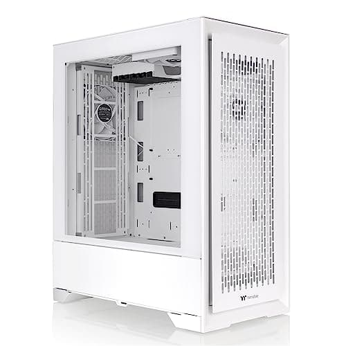 Image of Thermaltake CTE T500 Air Snow E-ATX Full Tower with Centralized Thermal Efficiency Design; 3x140mm White CT140 Fans Pre-Installed; Tempered Glass Side Panel; CA-1X8-00F6WN-00; White
