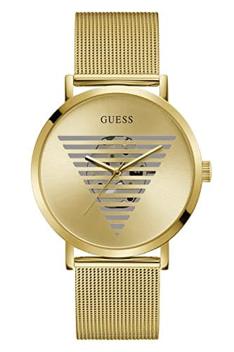 Image of Guess Watches Idol Mens Analogue Quartz Watch with Stainless Steel Bracelet GW0502G1