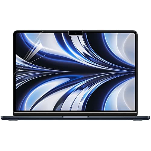 Image of Arisase 2 Pack HD Clear Screen Protector for MacBook Air 13.6" with M5/M4/M3/M2 Chip 2026-2022 (Models: A3449,A3240, A3113, A2681) Anti-Fingerprint Scratch-Resistant Laptop Accessories