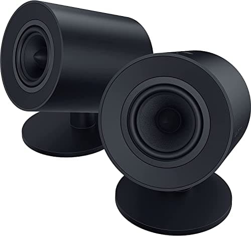 Image of Razer Nommo V2 X, Full-Range 2.0 PC Gaming Speakers, THX Spatial Audio, Rear-Facing Bass Ports, Two 3” Full-Range Drivers, Max Sound Pressure Level 96dB, Wireless Control Pod - Black
