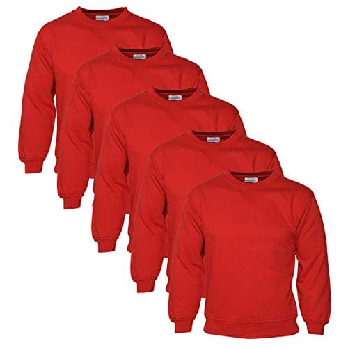 Image of Absolute Apparel Pack 5 AA Sterling Sweat AA24 Red 6XL