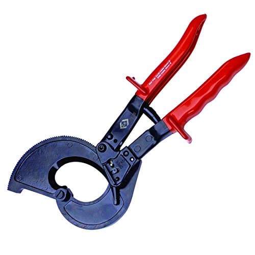 Image of C.K T3678 Heavy Duty Ratchet Cable Cutter - Red