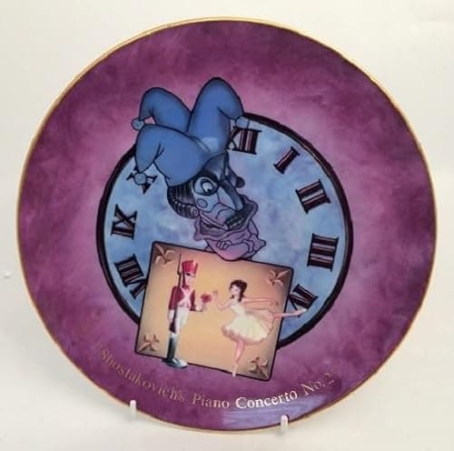 Image of Royal Doulton Fantasia Collection - Shostakovich's Piano Concerto No 2 - Collectors Plate 26cm Diameter - Lt Edition 2000 Worldwide - Certificated