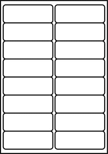Image of SmithPackaging A4 Self Adhesive Address 1600 Labels, 99.1 mm Length x 34 mm Width
