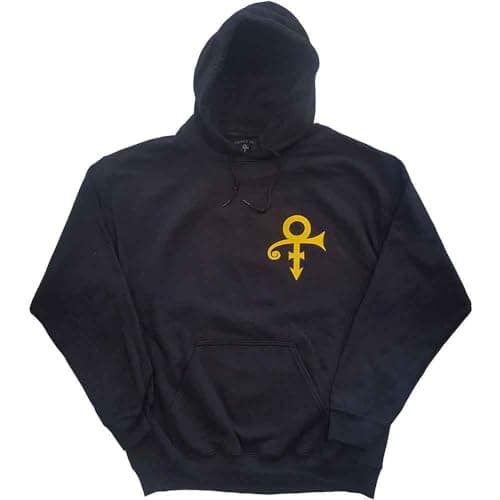 Image of Rock Off officially licensed products Prince Love Symbol Official Unisex Hoodie Hooded Top (Small) Black