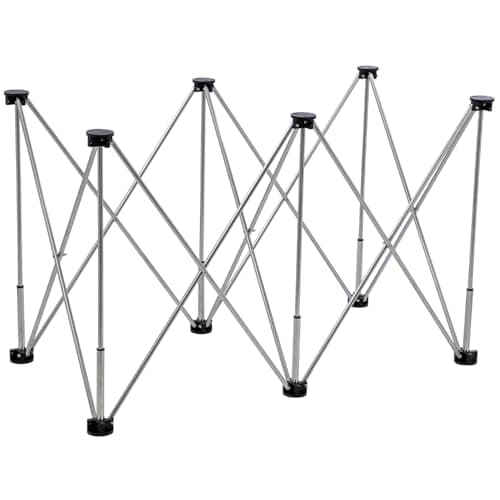 Image of TOPWAY Portable Folding Workstand Tile Slab Woodworking Worktop Construction Table Workbench Sawhorse Support with Carry Bag, 600kg Loading Capacity, 113x60x73cm